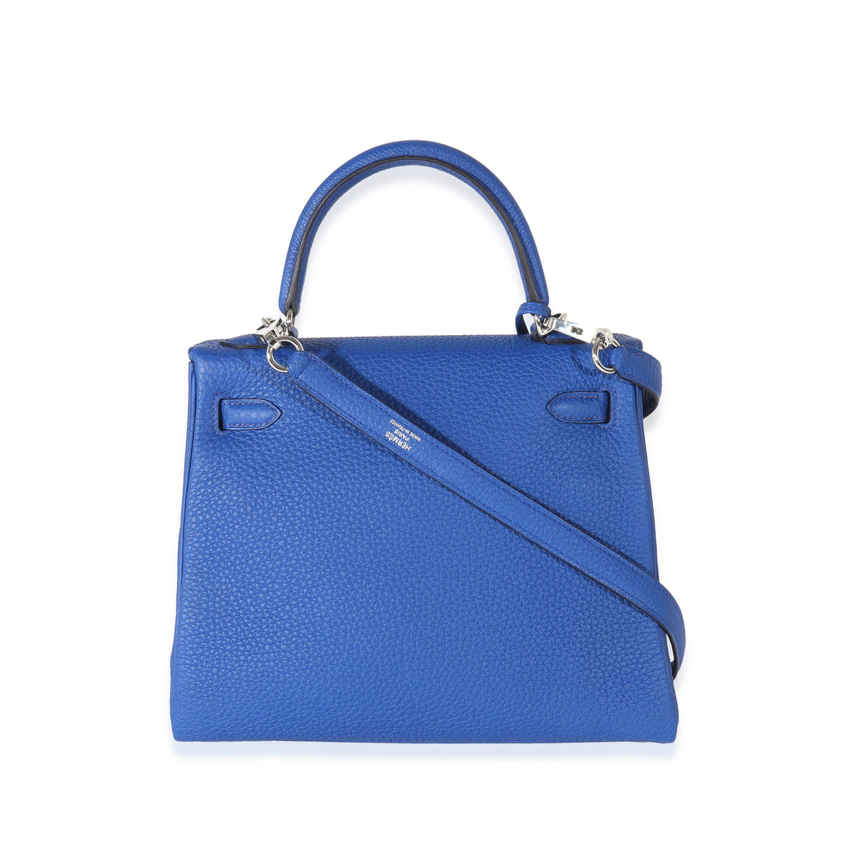 Hermès Bleu Royal Togo Kelly Retourne 25