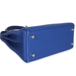 Hermès Bleu Royal Togo Kelly Retourne 25