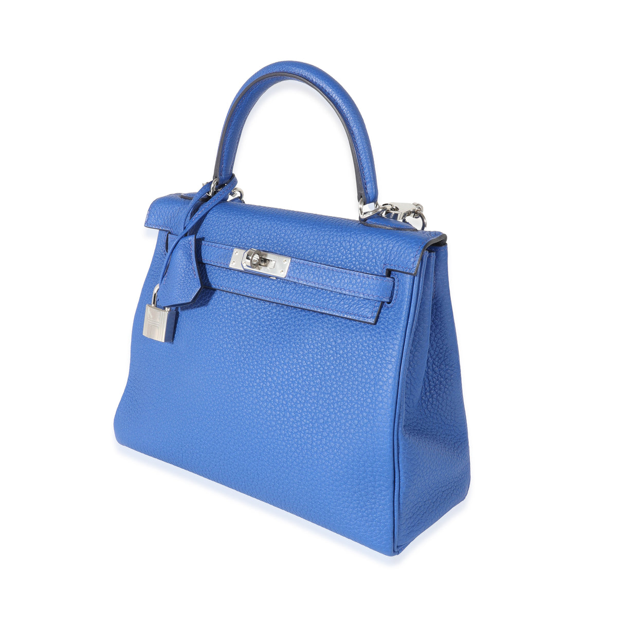 Hermès Bleu Royal Togo Kelly Retourne 25