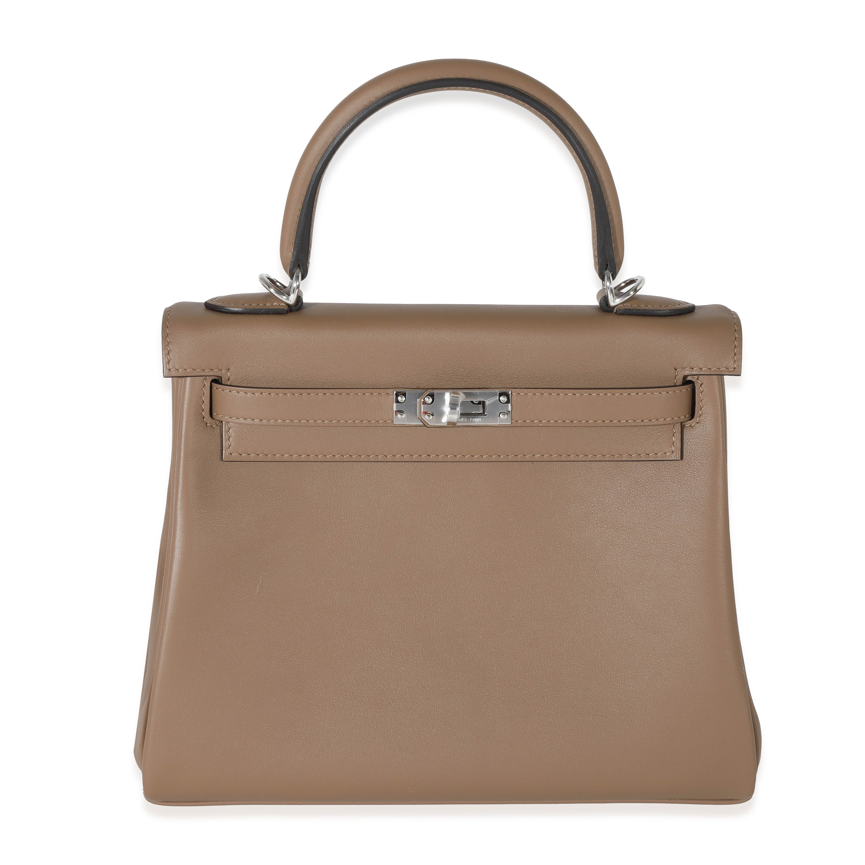 Hermes Beige De Weimar Swift Retourne Kelly 25 PHW