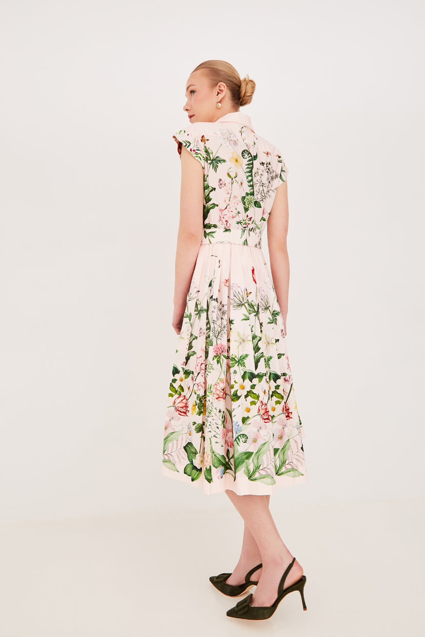 Octavia Dress in Bloomsfield Pink