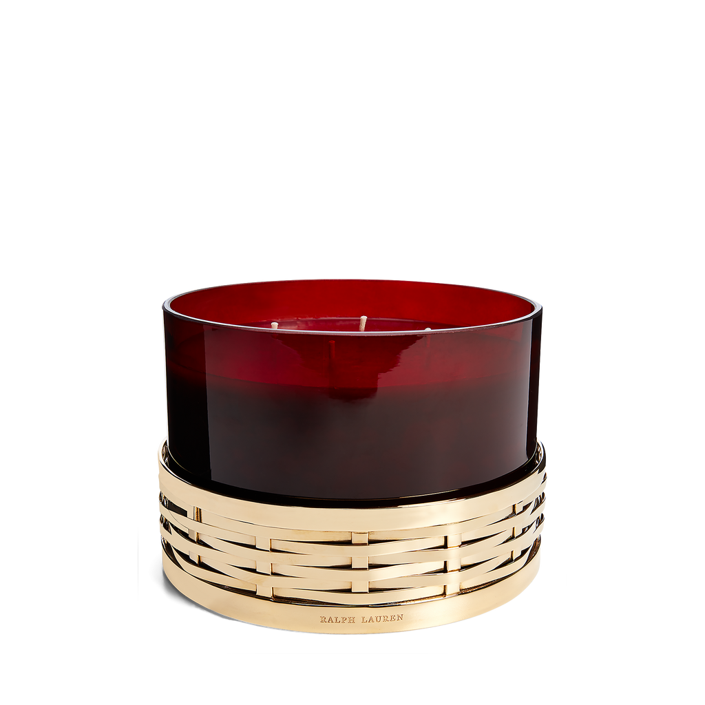 Holiday-Grand Candle in Red