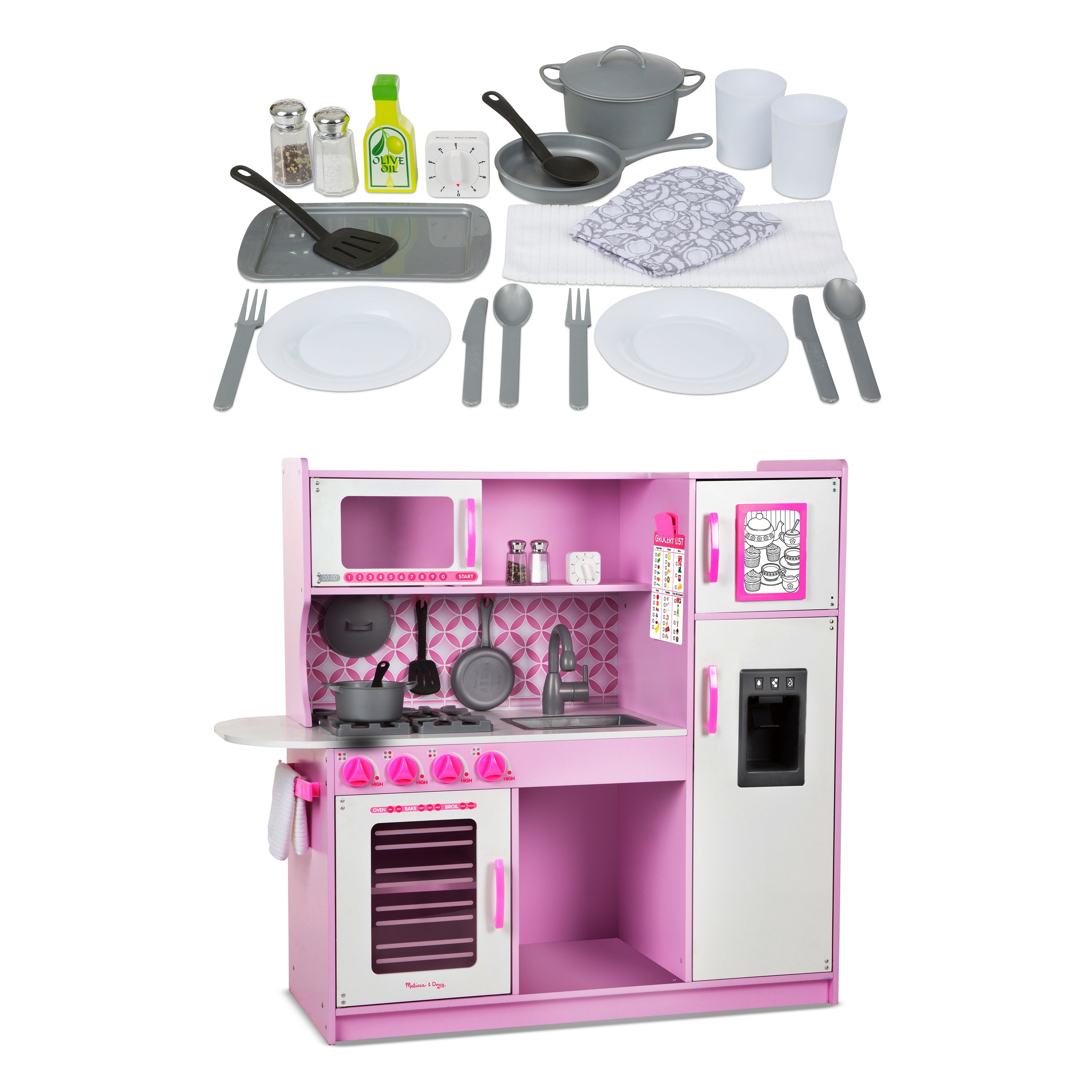 Chef’s Cupcake Kitchen & Accessory Set Bundle