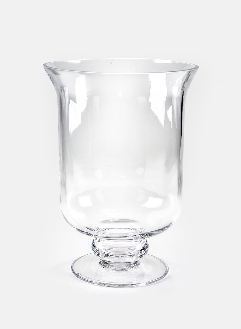 8.25in Tall Glass Hurricane