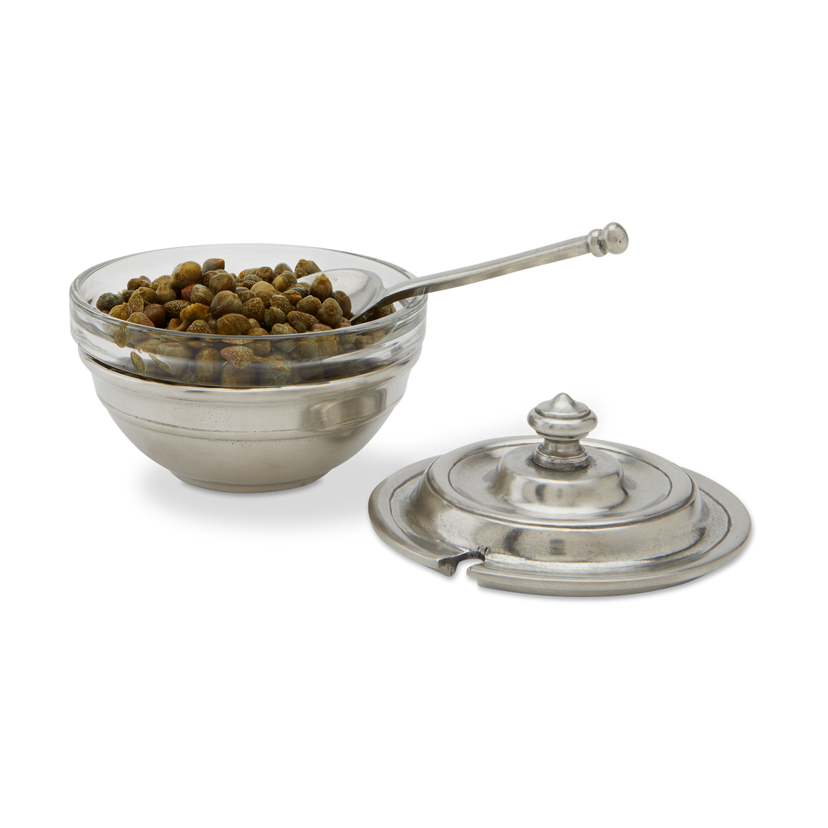 Condiment Uno Set with Lid & Spoon