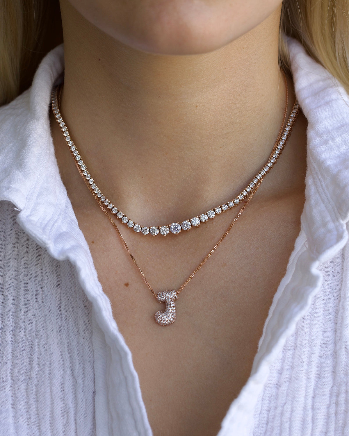 14k yellow gold, 14k rose gold, 14k white gold