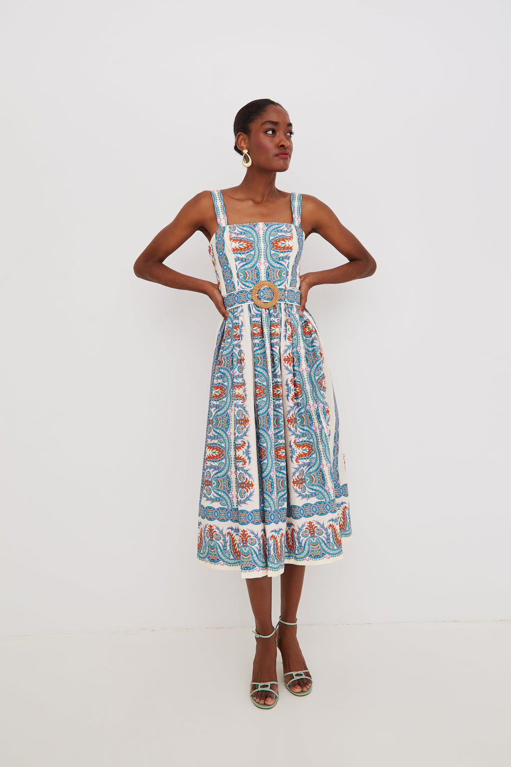 knee length dresses for ladies Petal and Pup Women's Cosima Midi Dress main image 0