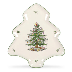 Christmas Tree 14" Tree Shape Dish
