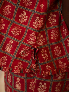 Playa Top in Crimson Bloom