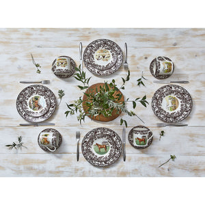 Woodland Dinner Plate with American Quarter