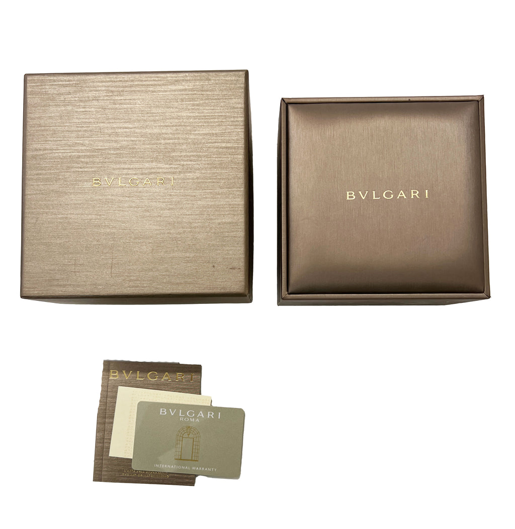 Bvlgari Lvcea Tubogas Unisex Watch in 18K Stainless Steel/Rose Gold