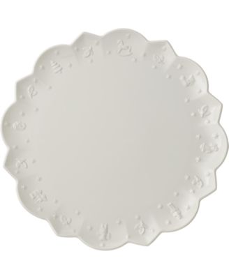 Toys Delight Royal Classic Buffet Plate in White