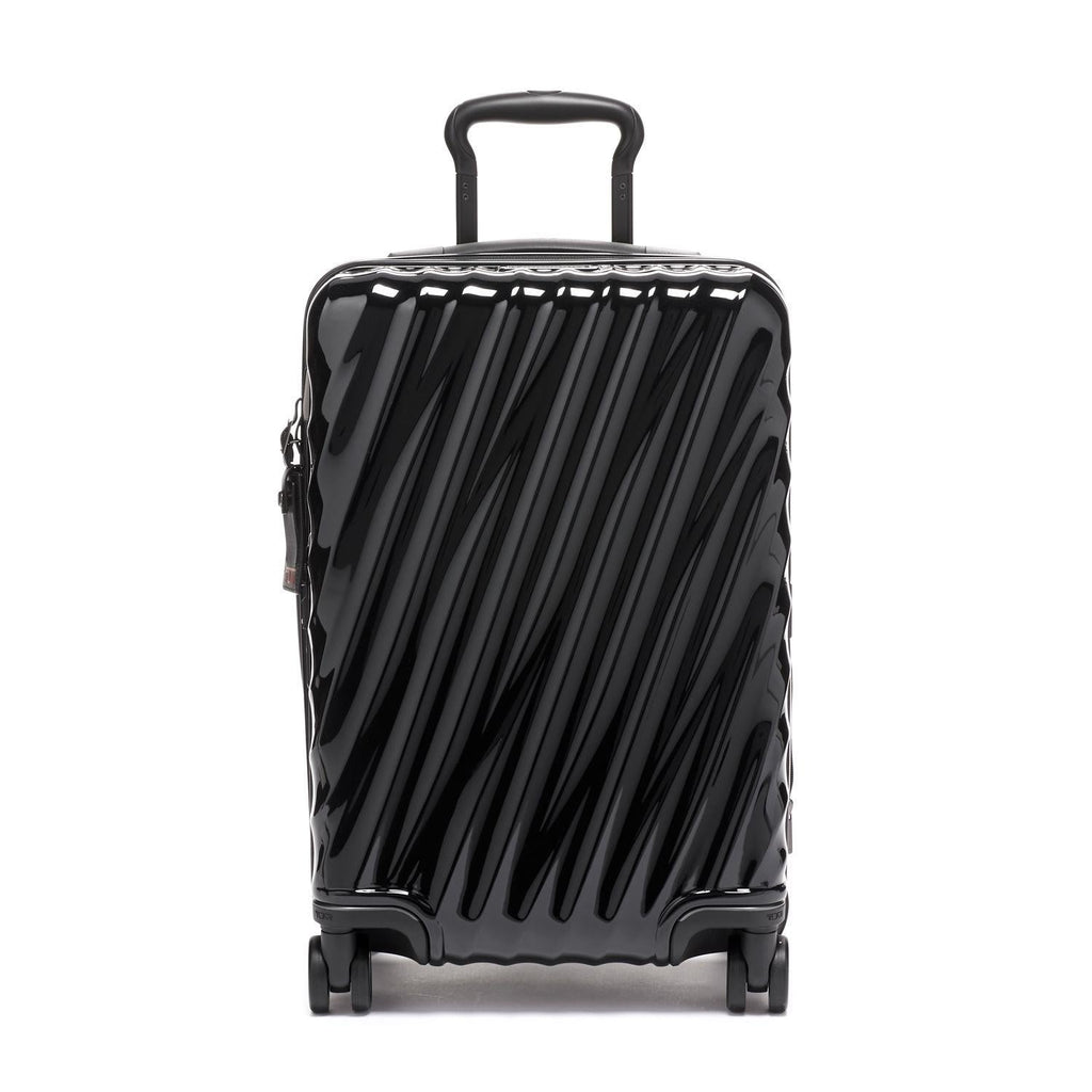 19 Degree International Expandable Hardside 4 Wheel Carry-On, Black