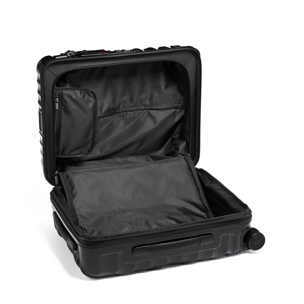 19 Degree Continental Expandable Hardside 4 Wheel Carry-On, Black