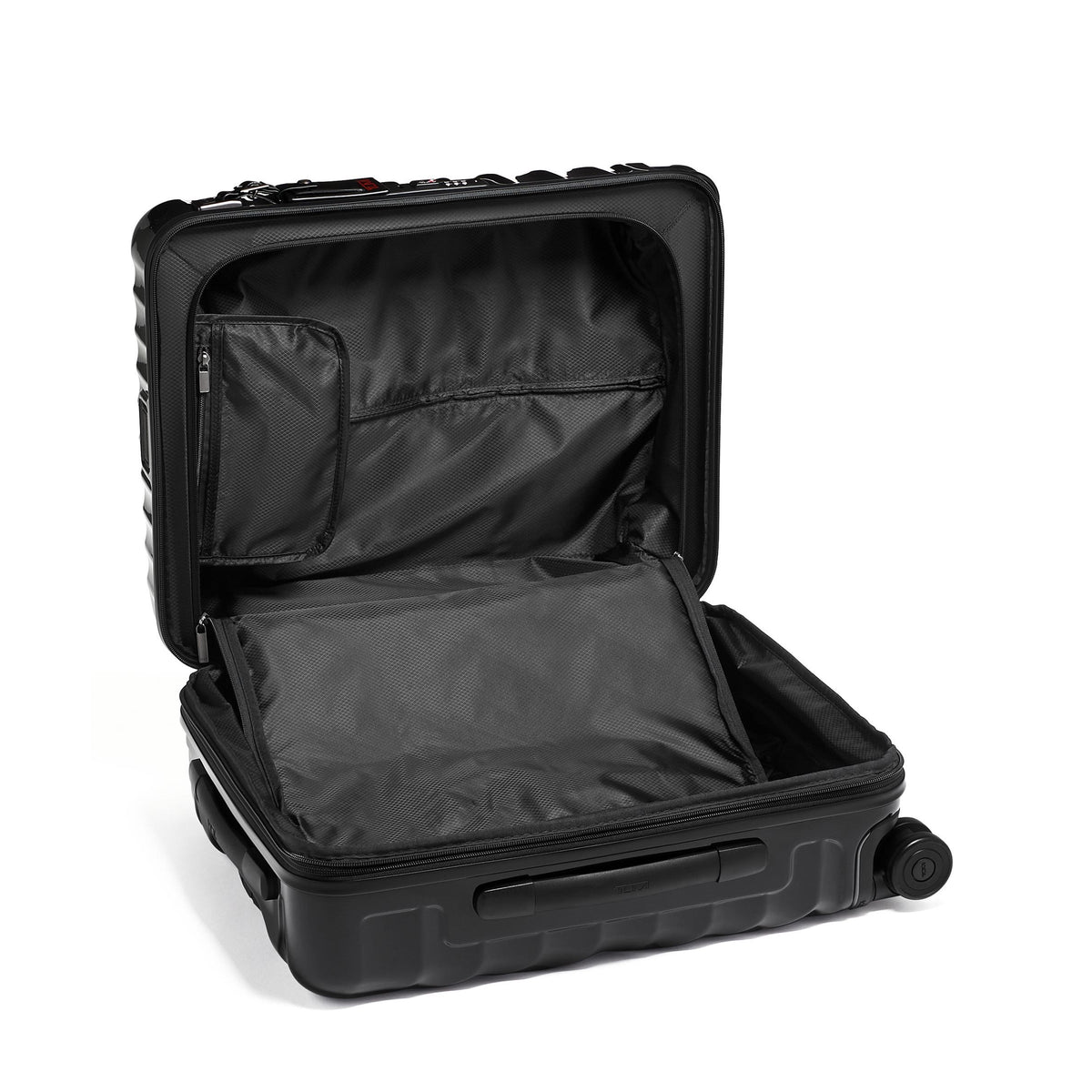 19 Degree Continental Expandable Hardside 4 Wheel Carry-On, Black