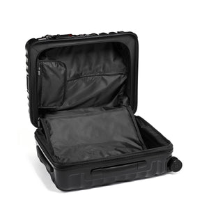 19 Degree Continental Expandable Hardside 4 Wheel Carry-On, Black