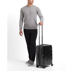 19 Degree Continental Expandable Hardside 4 Wheel Carry-On, Black