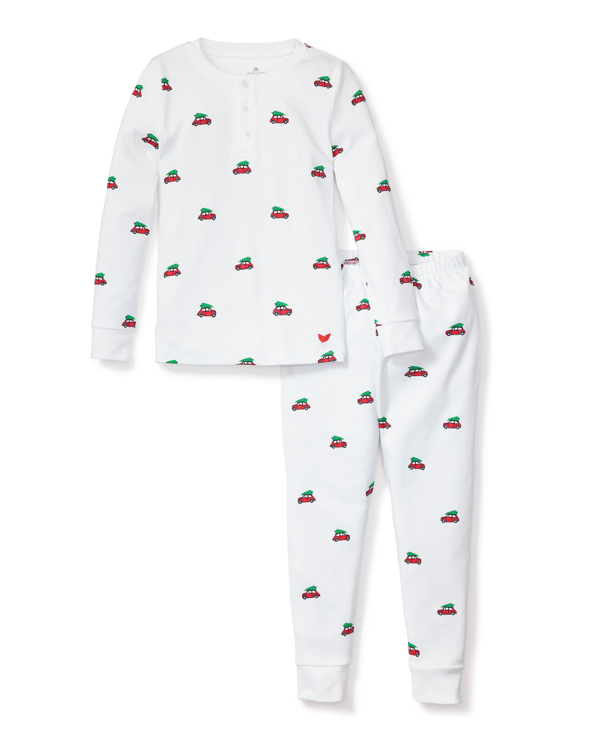 Kid’s Pima Snug Fit Pajama Set in Holiday Journey