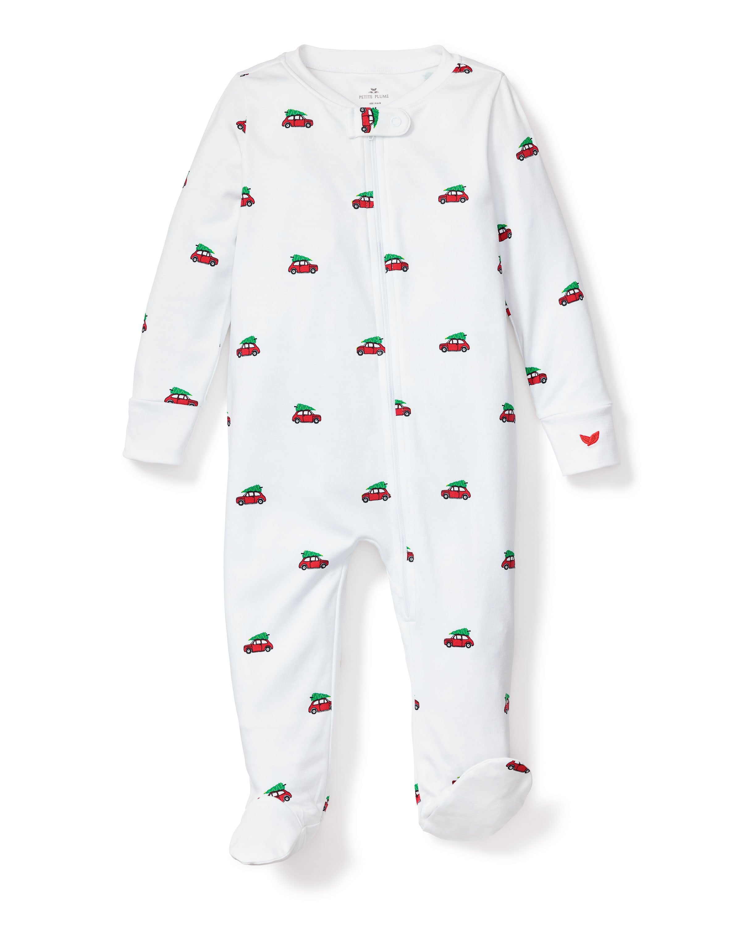 Baby’s Pima Snug Fit Romper in Holiday Journey