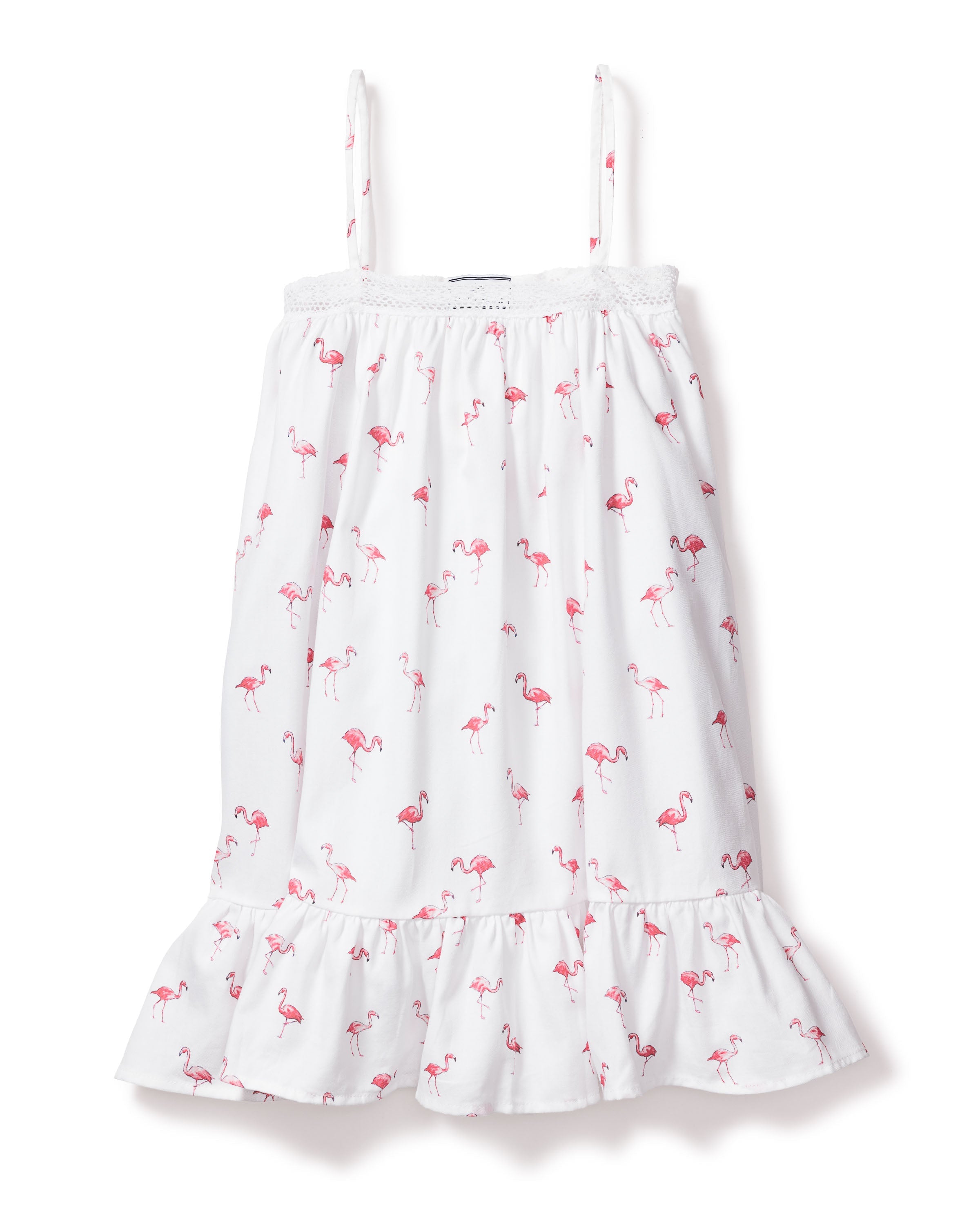 Girl’s Twill Lily Nightgown in Flamingos