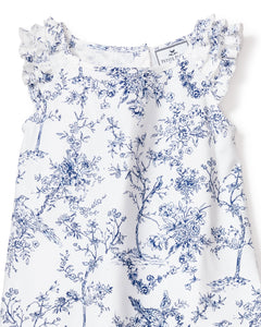 Girl's Twill Amelie Short Set in Timeless Toile