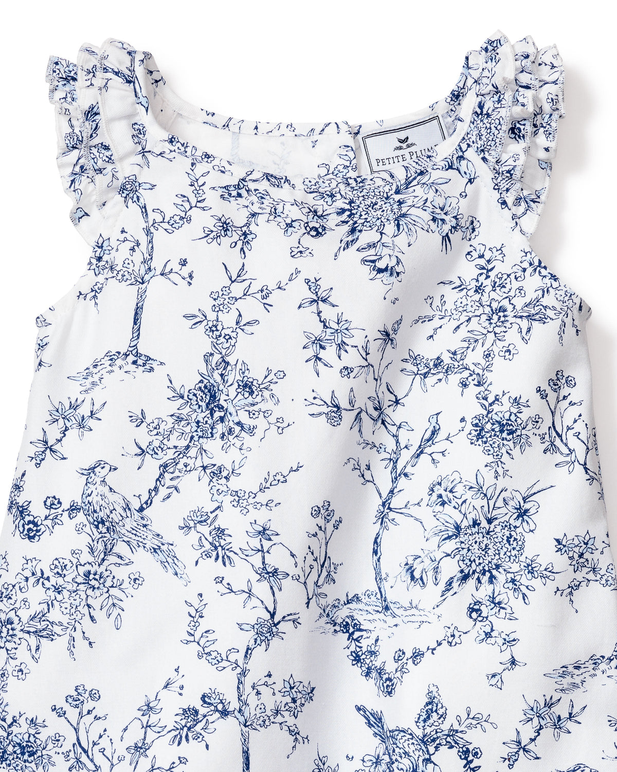 Girl's Twill Amelie Nightgown in Timeless Toile