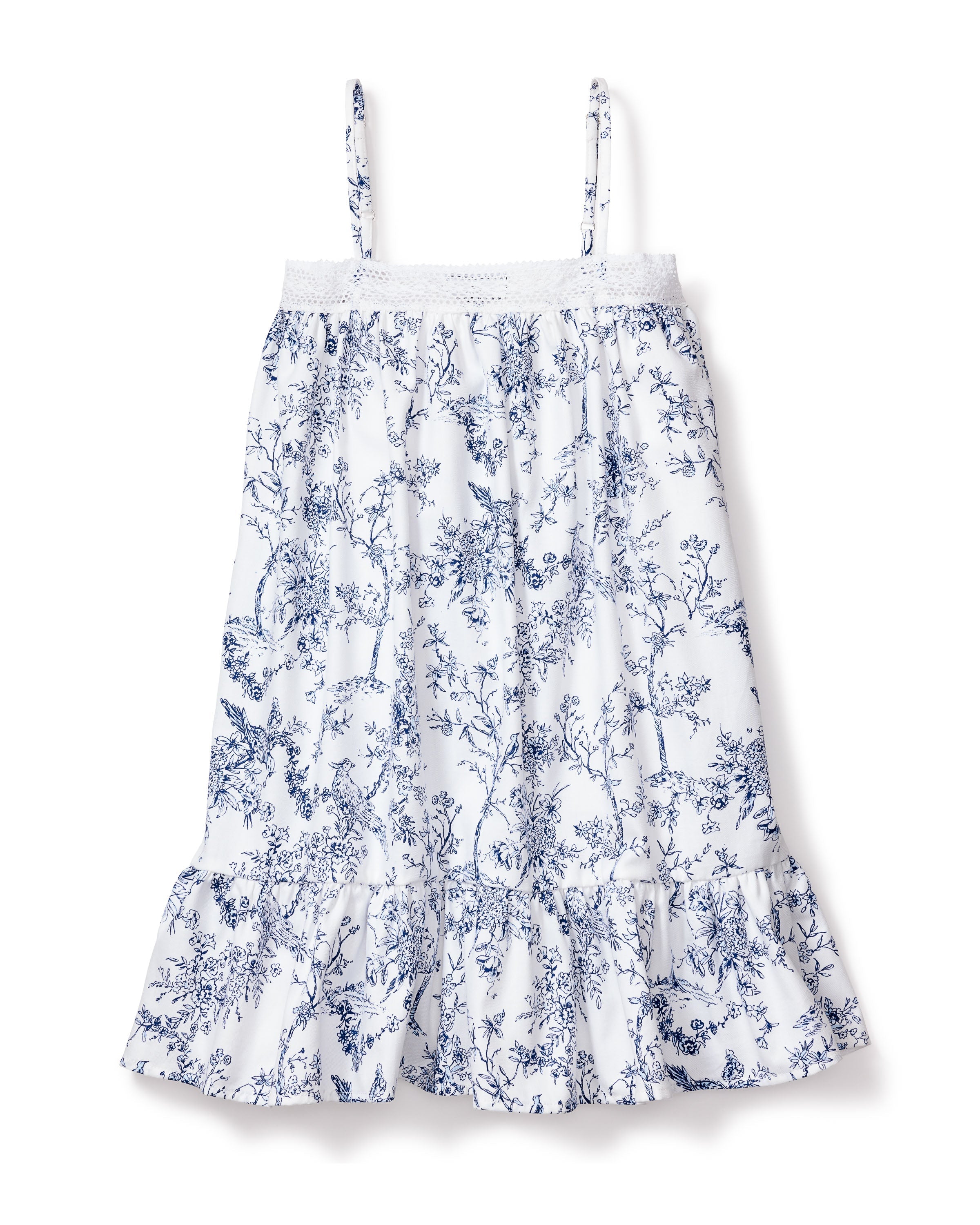 Girl’s Twill Lily Nightgown in Timeless Toile