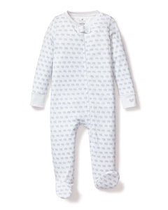 Baby’s Pima Snug Fit Romper in Gray Elephants