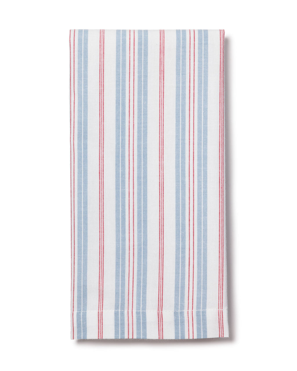 Signature Twill Napkins in Navy French Ticking, Set of 4