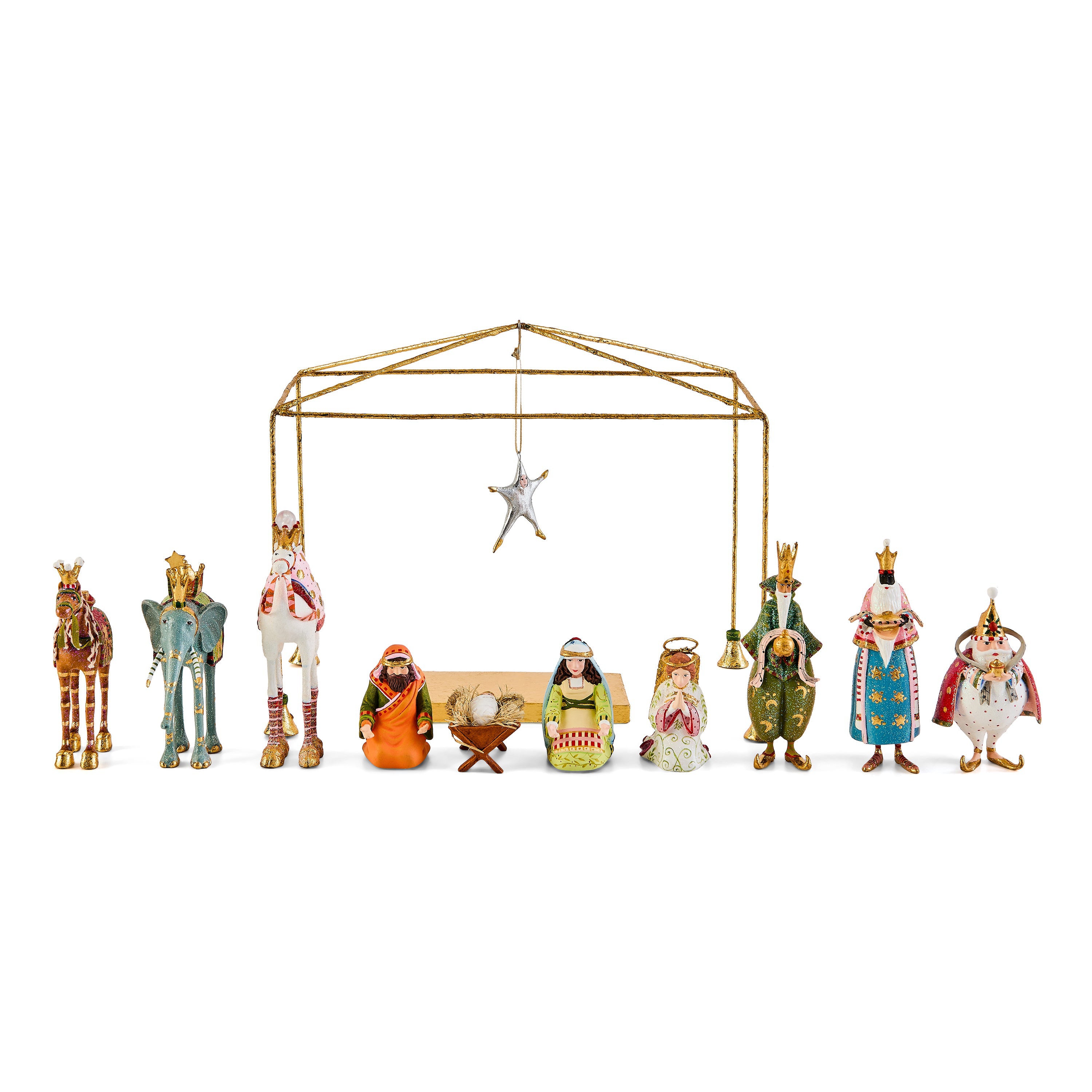 13 Piece Clay Nativity Mini Set