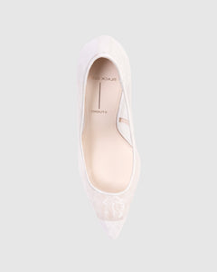 Marina 100 in White Sequin Lace