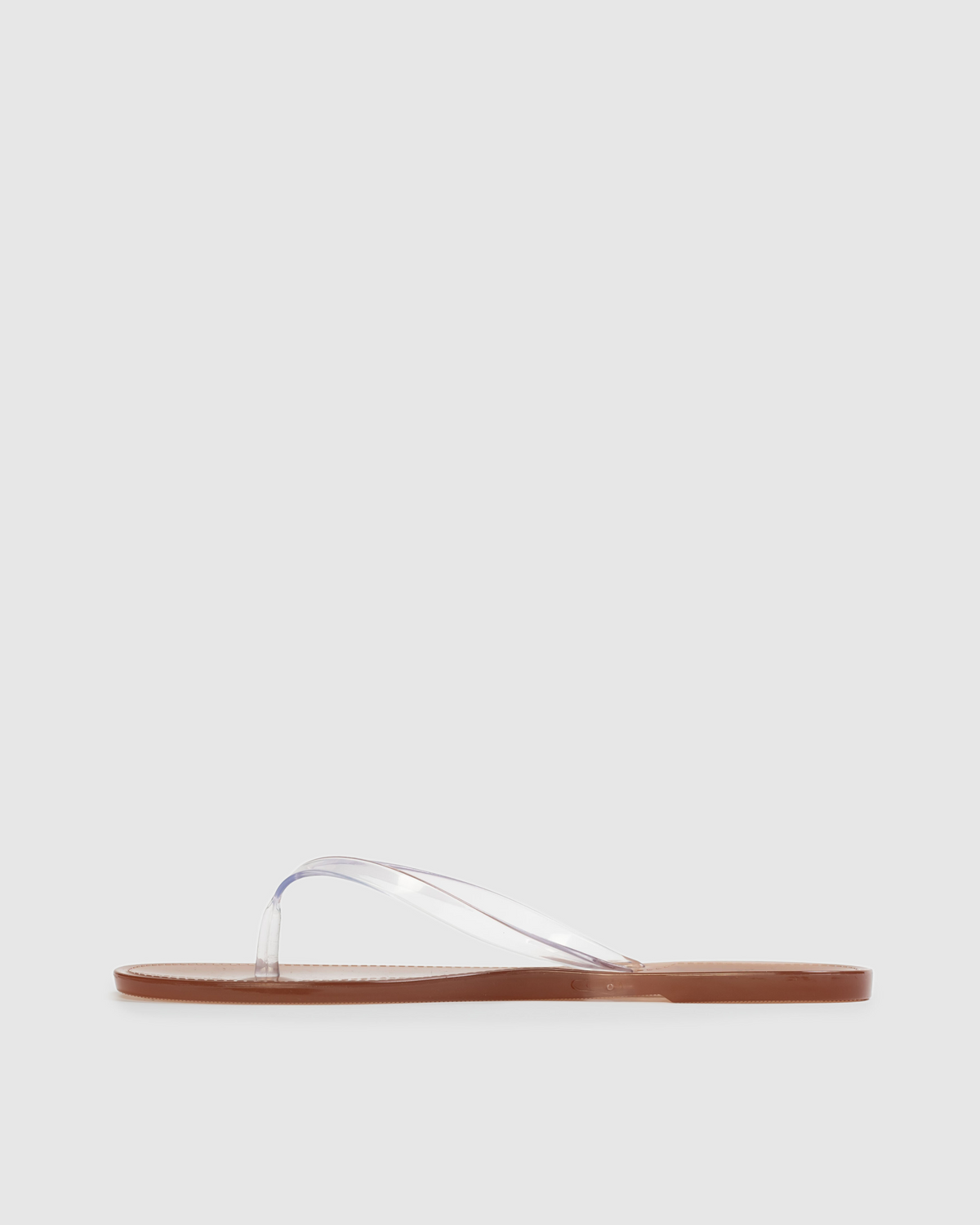Crystal Sandal in Old Rose/Clear PVC