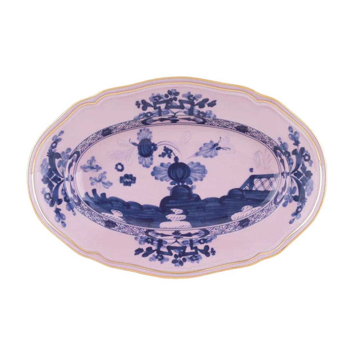 Oriente Italiano Oval Platter in Azalea