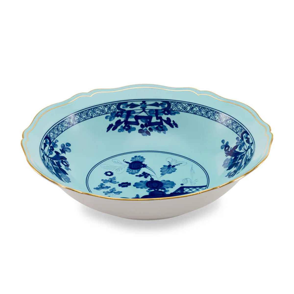 Antico Doccia Round Deep Tray in Iris