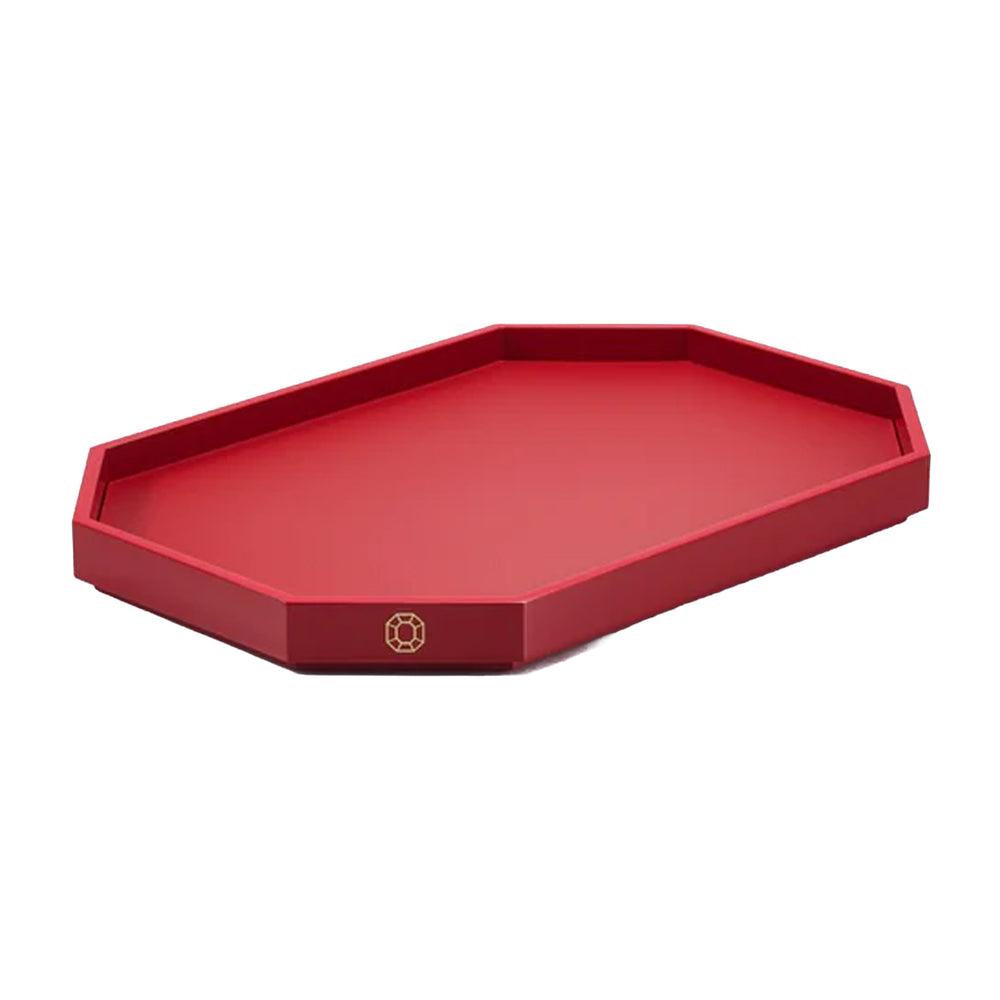 Octogone Tray Medium in Red