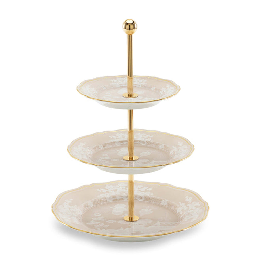 Oriente Italiano 3-Tier Serving Stand in Meringa