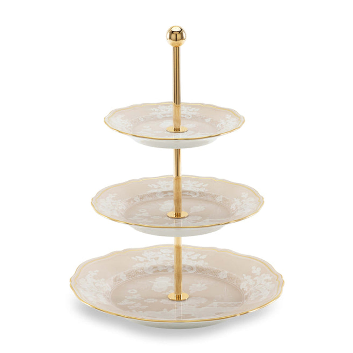 Oriente Italiano 3-Tier Serving Stand in Meringa