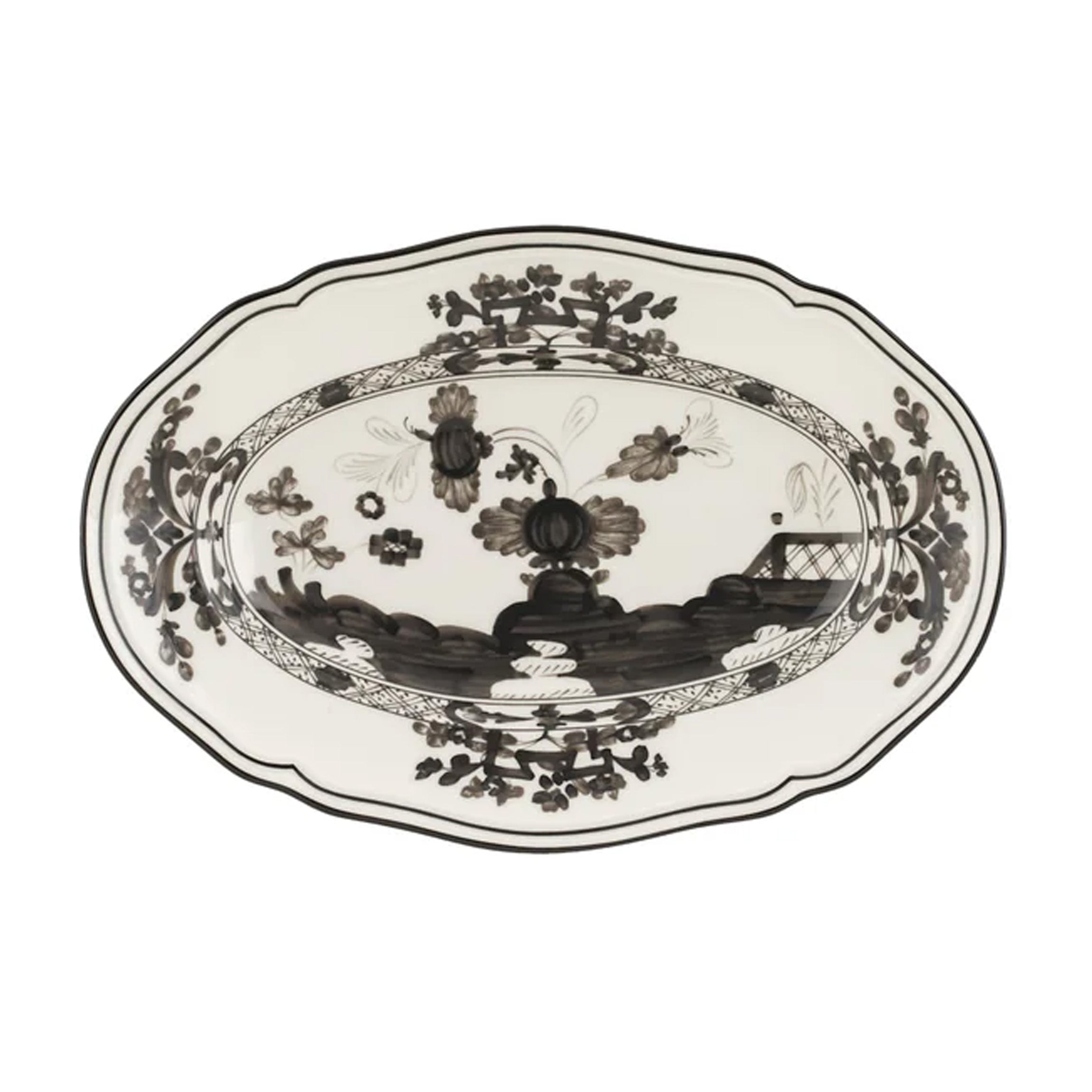 Oriente Italiano Oval Platter in Albus