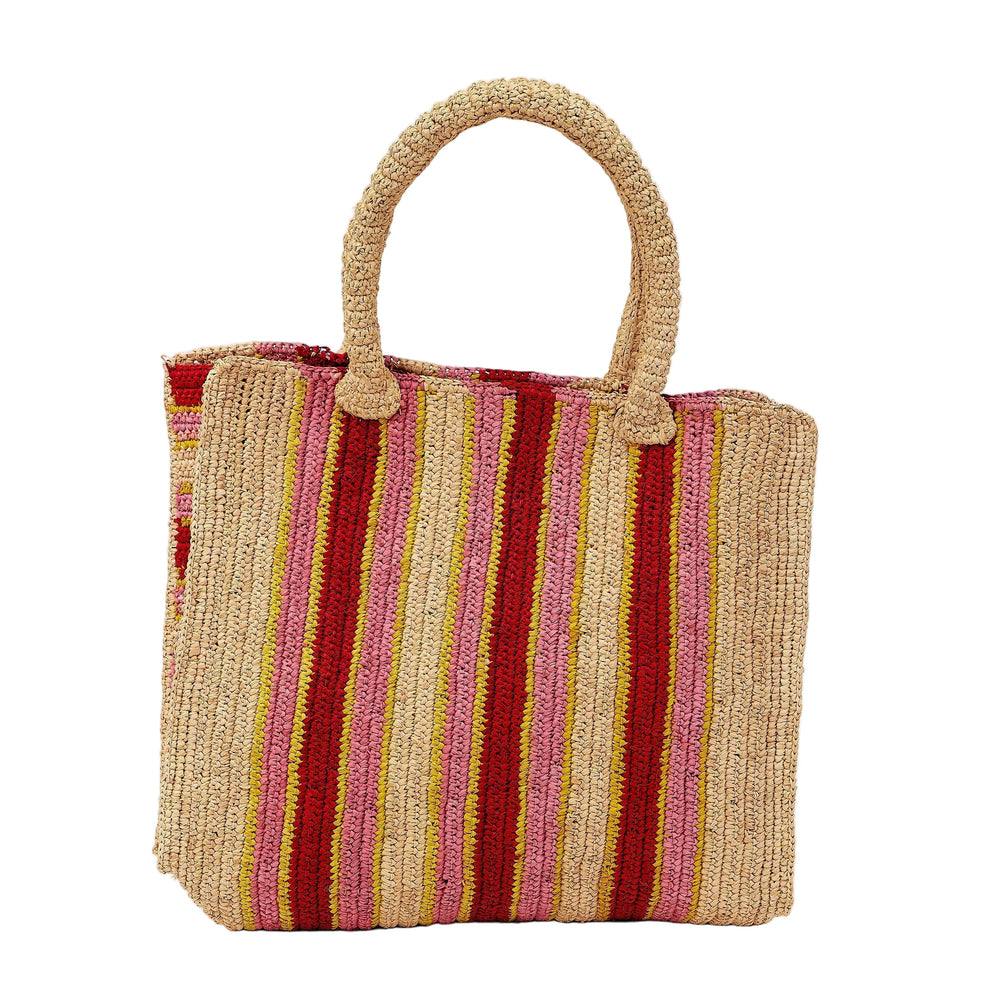 Arlington Stripe Tote in Sunset Stripe