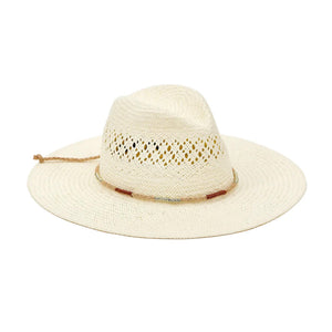 Luxe Packable Sunhat in Bleach/Jute