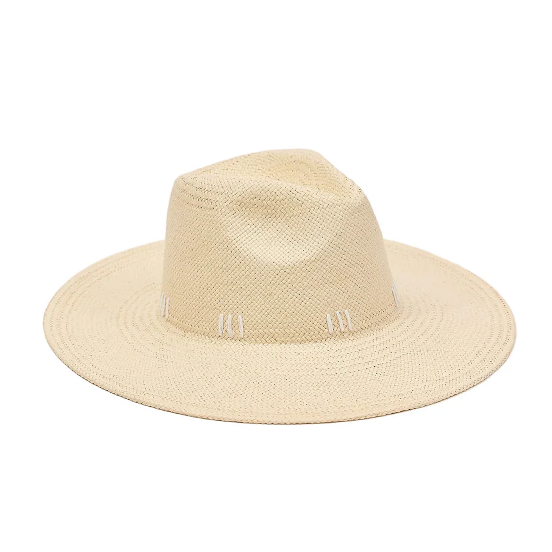 Stitched Packable in Natural/White