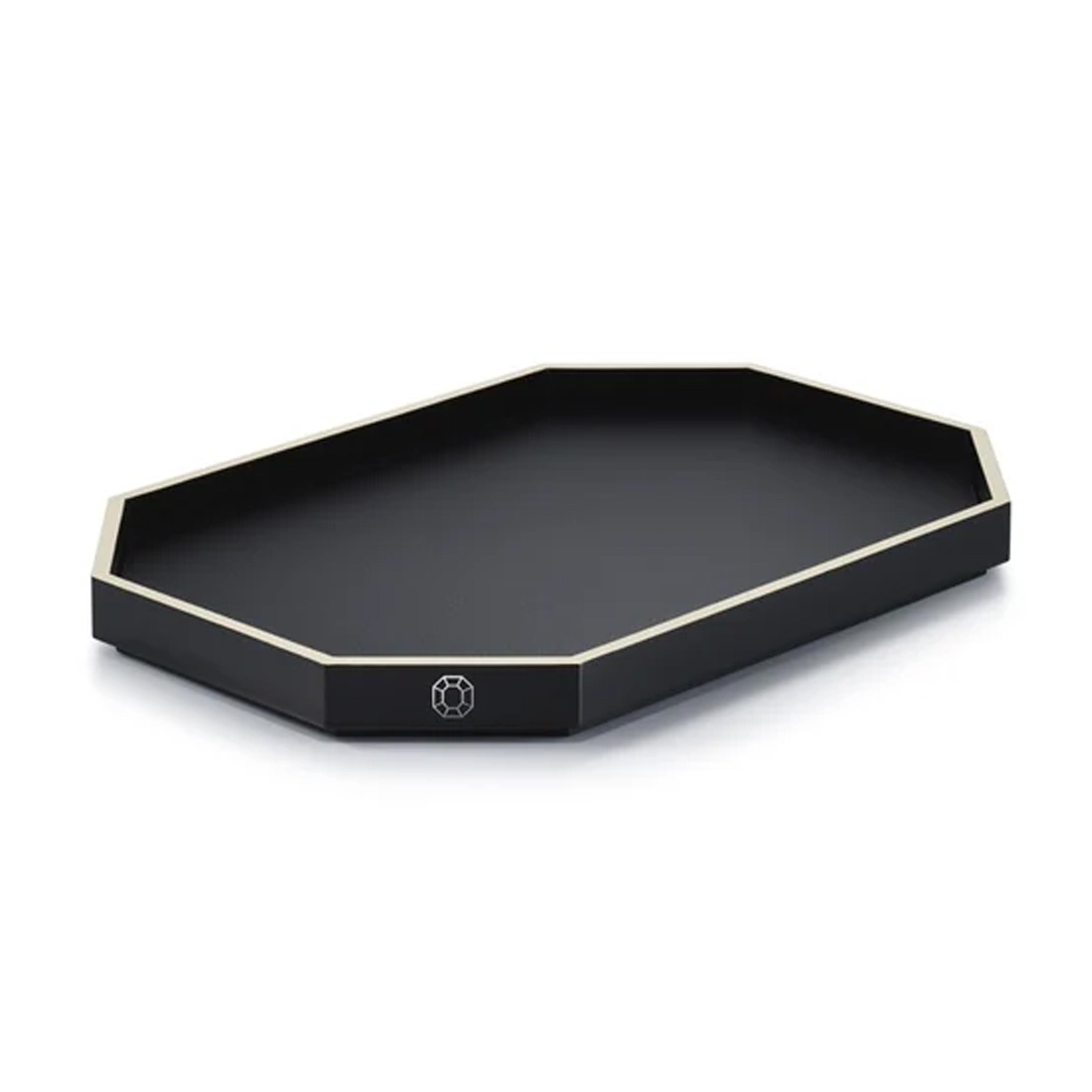 Octogone Tray Medium in Black