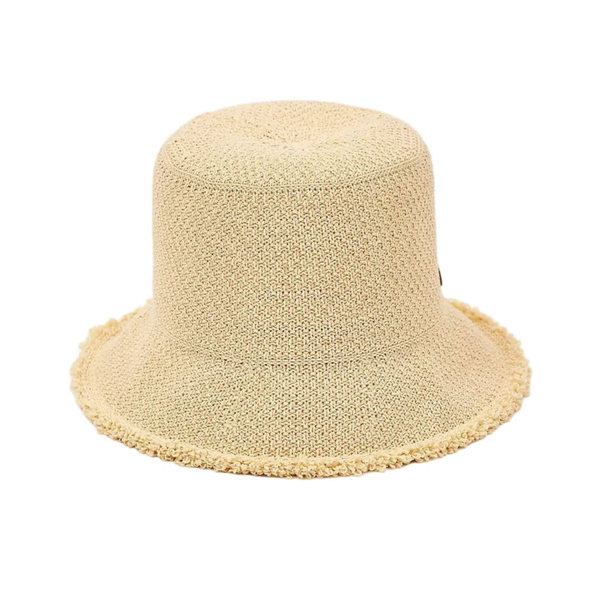 Penny Woven Bucket in Natural