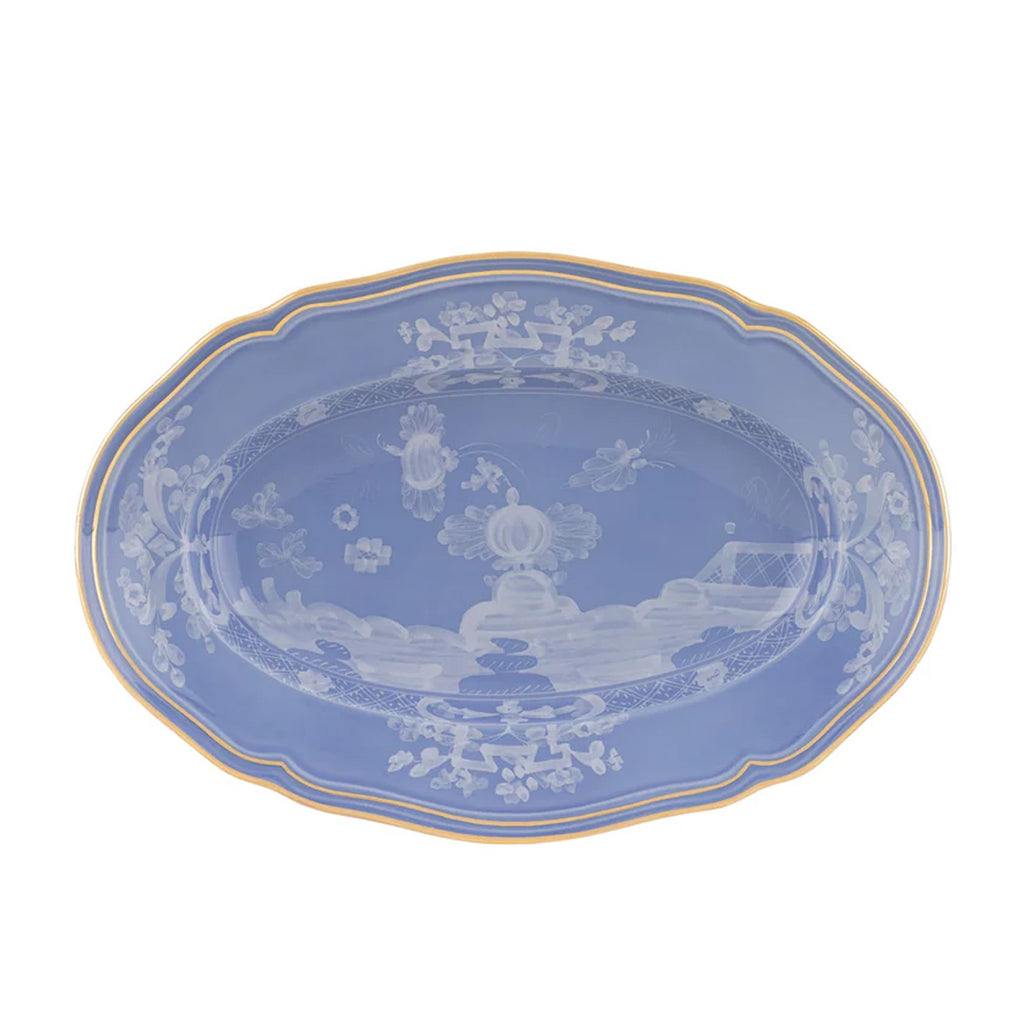 Oriente Italiano Oval Platter in Pervinca