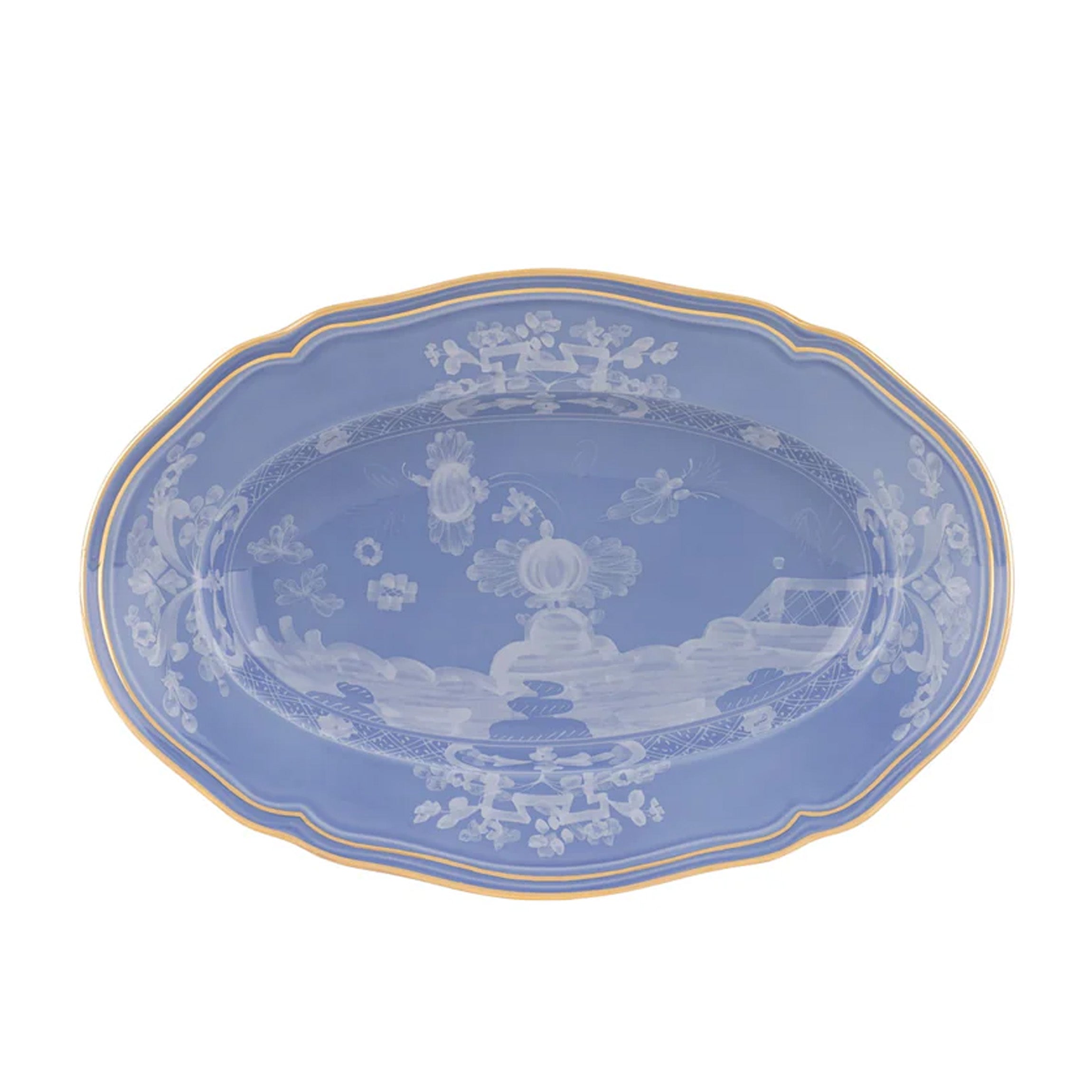 Oriente Italiano Oval Platter in Pervinca