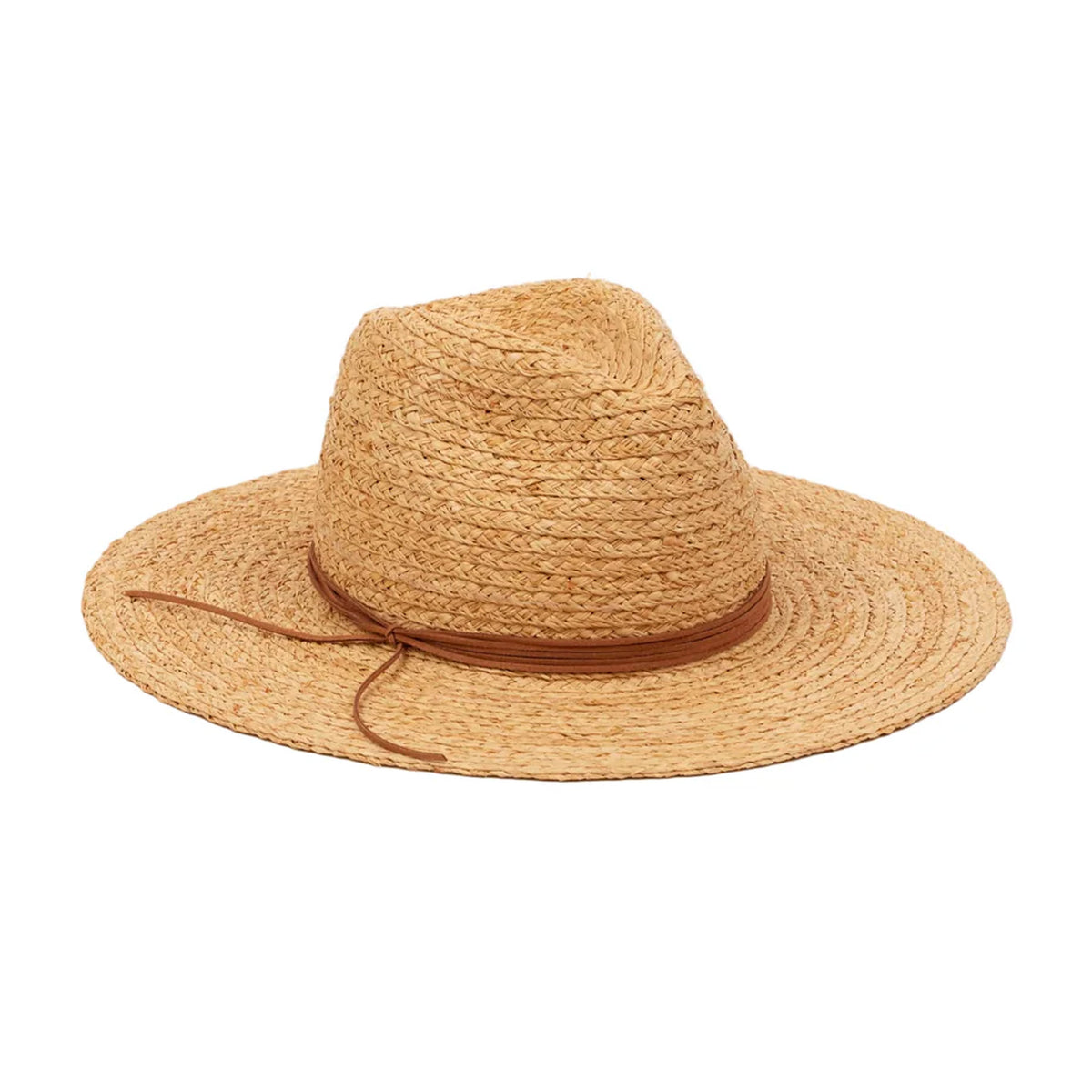 Raffia Braid Continental in Natural/Tobacco