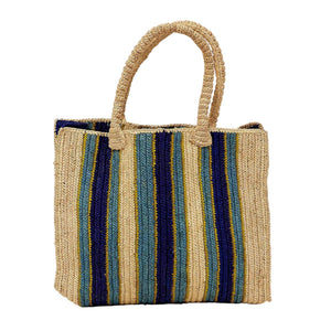 Arlington Stripe Tote in Ocean Stripe