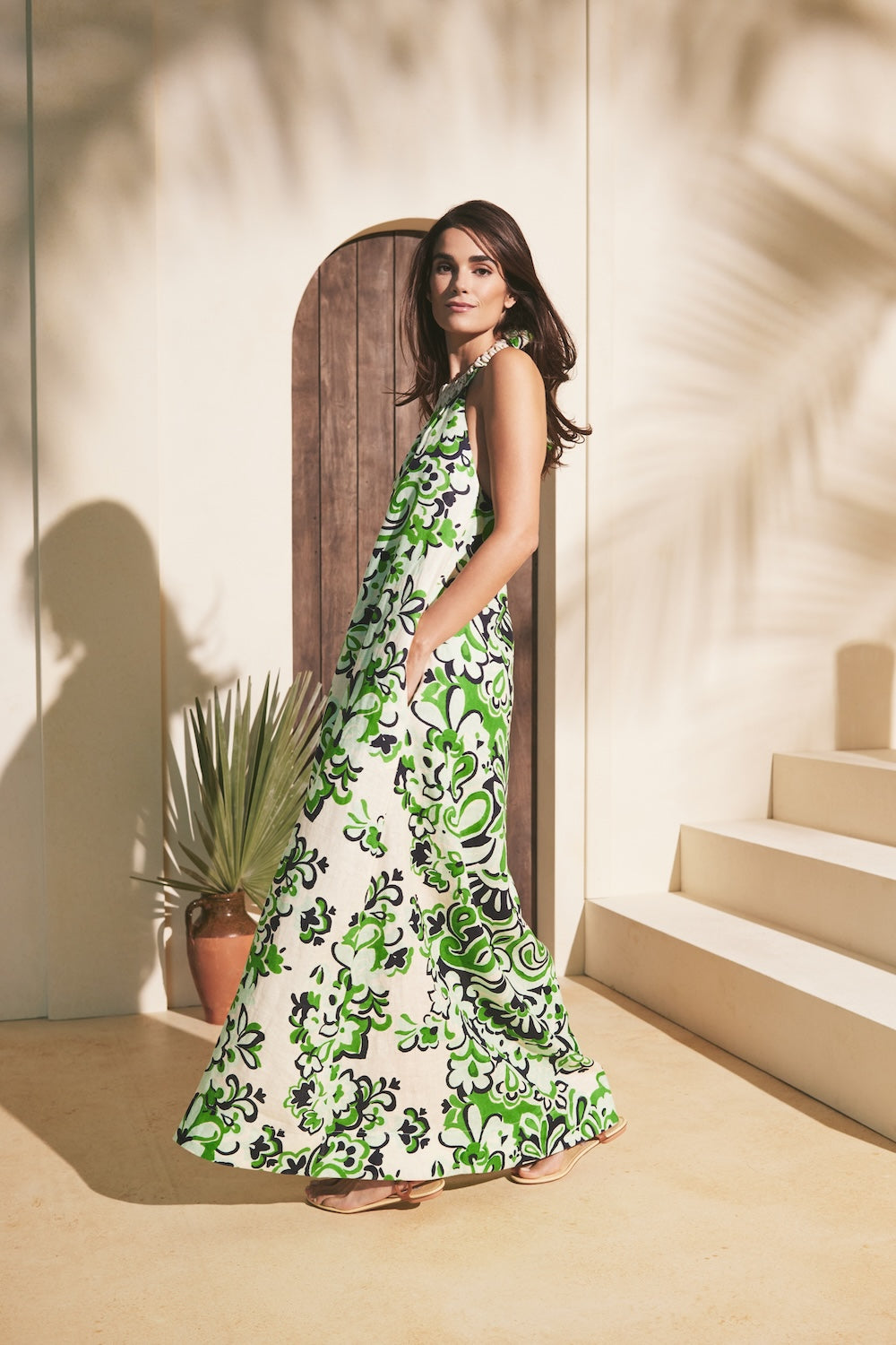 Aimee Dress in Estelle Mint