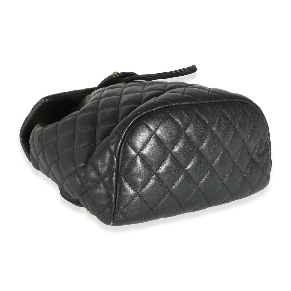 Chanel Black Quilted Calfskin Urban Spirit Backpack