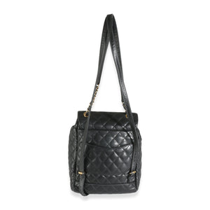 Chanel Black Quilted Calfskin Urban Spirit Backpack